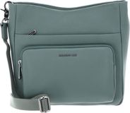 Mandarina Duck Mellow Leather Crossover Bag Iceberg Green
