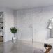 FortiFura Galeria Vrijstaande Inloopdouche - 100x200cm - Helder Glas - Antikalk - 8mm Veiligheidsglas - 2 Zijwanden - 30cm - Hoogglans Chroom