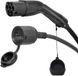 Energenie Gembird Type 2 Naar Schuko EV-Laadadapterkabel 0,5 M – 16A 3,7 KW 1-Fase, Mode 3-Simulator, IP44 Spatwaterdicht, Mennekes Type 2, Mannelijk Naar Schuko Vrouwelijk