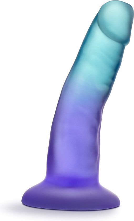 B Yours Morning Dew Dildo - 14 cm - Indigo