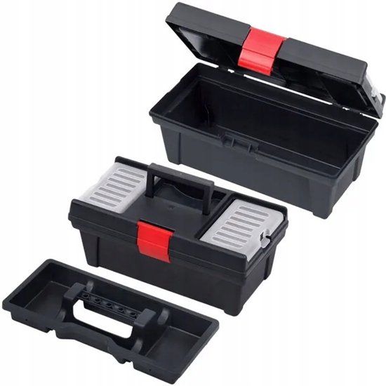 Patrol Gereedschapskist Patrol STUFF Semi Profi 12 - Zwart, Rood, Kunststof, 312x167x130mm