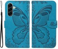 Selected by GSMpunt.nl Samsung Galaxy A57 Hoesje Wallet Vlinder Book Case Kunstleer Blauw