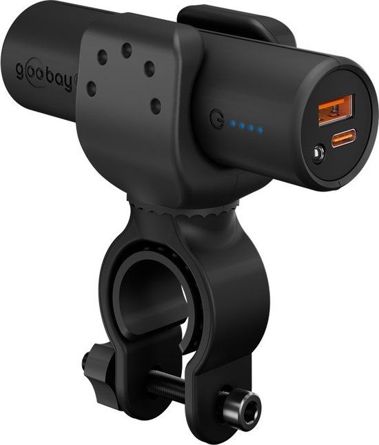 Goobay Fiets Powerbank - 5.000 mAh - Zwart