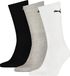 PUMA 3-paar Crew sport sokken - Light - Ademende sport sokken dames & heren - Zwart - Wit - Blauw - Maat 38