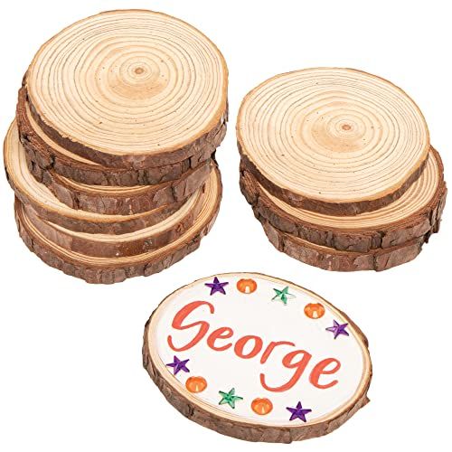 Baker Ross FC212 natuurlijke houten cirkels - pak van 10