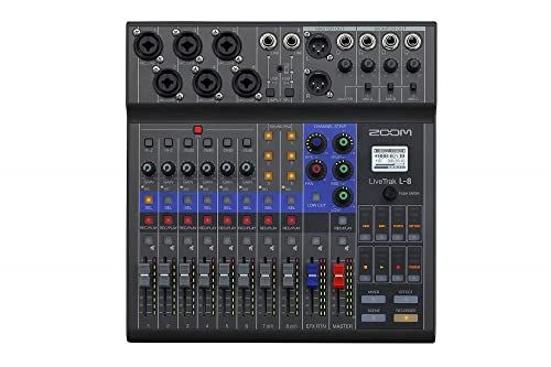 Zoom L-8 LiveTrak - 8-kanaals mixer met multitrack recorder en audio interface