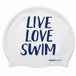 Buddyswim Lls Bonnet de bain Unisexe Blanc/Bleu Polyester