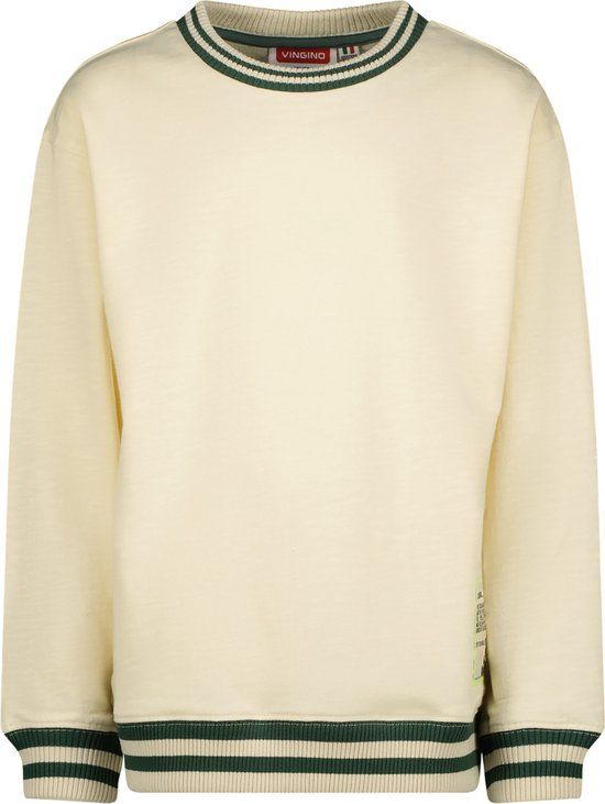 Vingino Nijo Jongens Sweater Maat 164 Arctic White