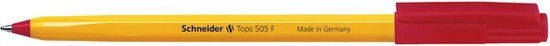 Schneider Schrijfwaren Schneider Tops 505 F balpen rood 50 stuks