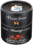 Plaisir Secret Red Wood Massagekaars Wit 80 ml