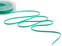 Furlanis - Dubbel satijnen lint, Italiaanse stof - smaragdgroen, 3 mm x 50 m