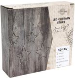 Svenska Living Rideau LED étoile noir avec minuterie 80x60cm