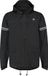 AGU Original Regenjas Essential – 100% Waterdicht – Poray 5.000 – Gerecycled Materiaal – Dames & Heren – Zwart - L