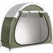 Abri de vélo portable vert 200x80x170 cm