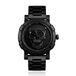 LGT JWLS Herenhorloge '3D Skull Zwart' - Zwarte Band en Behuizing