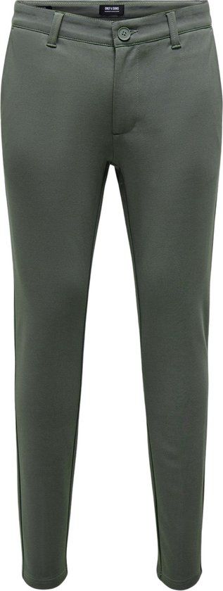 Only & Sons Mark Slim Chino Heren - Donkergrijs - Maat W33/L32