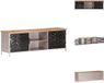 vidaXL meuble TV 120x30x40 cm manguier brut