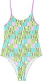 Roxy Letter Up Zwemkleding Groen 10 Years Meisje