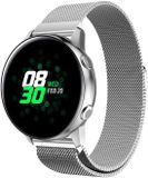 iCall Milanees Bandje Zilver voor Samsung Galaxy Watch Active