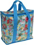 Excellent Houseware Medium size koeltas - Tropical blauw - 16 liter