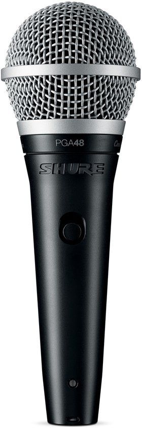 Shure PGA48-XLR Zwart, Metallic Microfoon voor podiumpresentaties