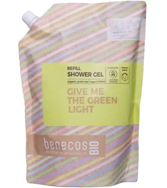 Benecos Green Tea Shower Gel Navulverpakking
