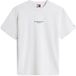 Tommy Jeans T-shirt Homme M Coton Manches courtes Gris