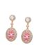 NAEMI Leo E-Commerce Ltd. NAEMI Oorbellen Rose Gold Rose Kristal Multi Vrouwen