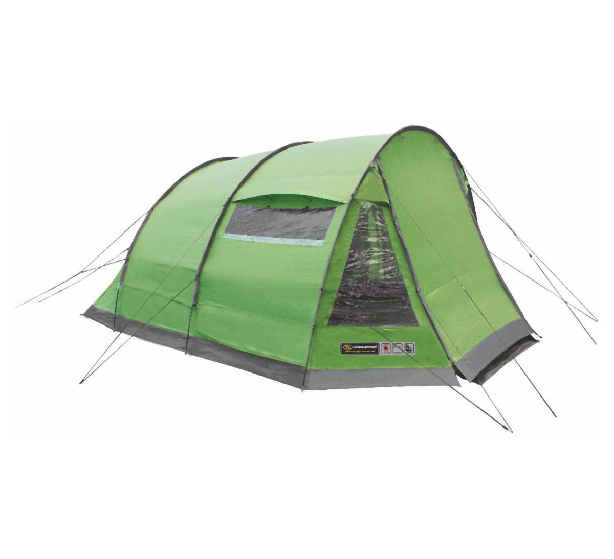 Highlander Sycamore 4 - Tunneltent - 4-Persoons - Groen