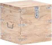 vidaXL Opbergkist 40x40x40 cm massief acaciahout