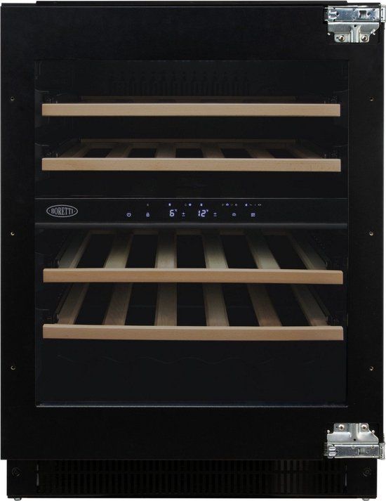 Boretti MLWC82 Wijnklimaatkast Onderbouw - 35 Flessen - 2 Zones - 82cm