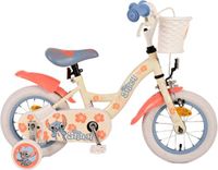 Volare Disney Stitch Kinderfiets - Meisjes - 12 inch - Crème Koraal Blauw
