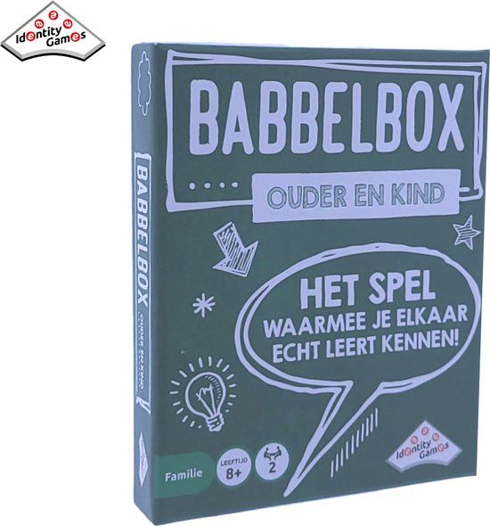 Identity Games Babbelbox Ouder & Kind Familie Kaartspel - Denkspel - 2+ jaar