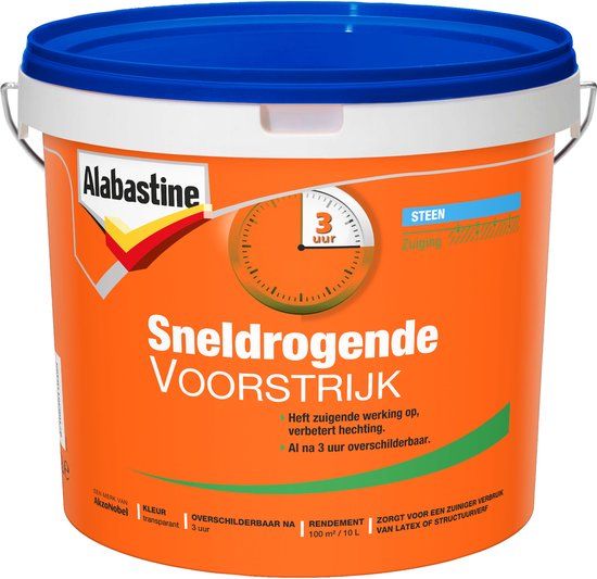 Alabastine Voorstrijk Sneldrogend - 10 liter
