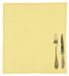 Daycollection Couverts COUVLISE73 servet, linnen, 40 x 40 x 0,2 cm, mosterdgeel