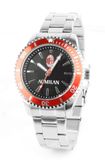 AC Milan Sporthorloge P-M7476UNR, Staal, Modern