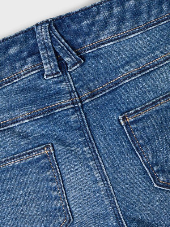 NAME IT NKFPOLLY SKINNY BOOT JEANS - Dark Blue Denim - Girls' Size 158
