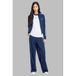 adidas Originals Firebird pantalon coupe ample - bleu foncé/blanc