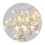WatioWave Lichtketting met LED-lichtsnoer, zilverkleurig, 1,9 m, IP20