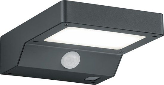 BES LED Trion Fominy Solar LED Outdoor Light - Motion Sensor - 4W - IP44 - Anthracite
