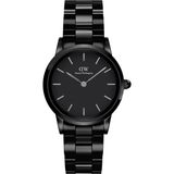 Daniel Wellington Heren Polshorloge Analoog Quartz Keramiek Zwart