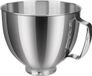 MMOBIEL Roestvrijstalen Mengkom voor KitchenAid 4.5-5 Quart Tilt-Head Stand Mixers Artisan & Classic Series - 5 QT RVS Mengkom met Handvat – Vaatwasmachinebestendig