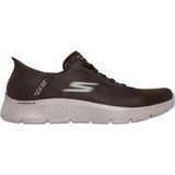 Skechers Go Walk Flex Chaussures sans lacets Marron EU 44 1/2 Homme