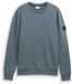 Tom Tailor - Sweatshirt Heren - Gemêleerd - Maat XXL - Grey Mint Navy Structure