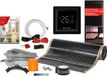 Termofol Kit film chauffant infrarouge pour chauffage au sol, puissance 140 W/m², largeur 100 cm, surface 2 m², Tf-h6 Black