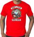 Bellatio Decorations Shoppartners Bv Grote maten foute Kersttrui t-shirt - Dont fuck with Santa - rood - voor heren - XXXL