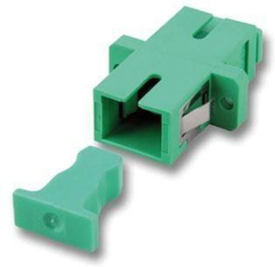 Intronics Fiber optic SC-APC simplex adapter single-mode