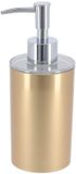 Tendance Zeeppomp / Zeepdispenser Monaco - Goud - 330 ml - Rond - Kunststof - Metaaleffect