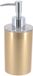 Tendance Zeeppomp / Zeepdispenser Monaco - Goud - 330 ml - Rond - Kunststof - Metaaleffect