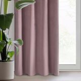 Eurofirany 355010 gordijn & overgordijn, Roze, Polyester, Zeilring, 1400 mm x 2500 mm
